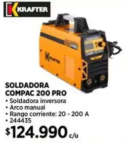 Construmart Krafter soldadora compac 200 pro oferta