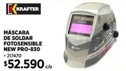 Construmart Krafter máscara de soldar fotosensible new pro-830 oferta