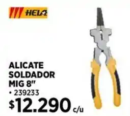 Construmart Hela alicate soldador mig 8" oferta