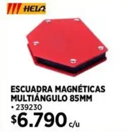 Construmart Hela escuadra magnéticas multiángulo 85mm oferta