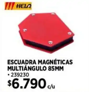 Construmart Hela escuadra magnéticas multiángulo 85mm oferta
