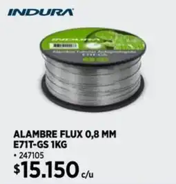 Construmart Indura alambre flux oferta
