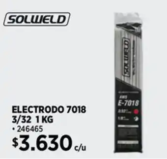 Construmart Solweld electrodo 7018 3/32 1 kg oferta