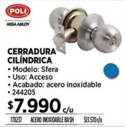 Construmart Poli cerradura cilindrica oferta