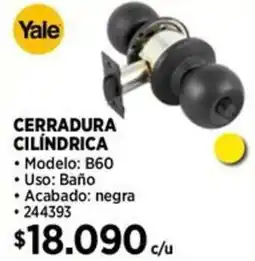 Construmart Yale cerradura cilindrica oferta