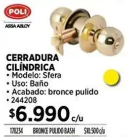 Construmart Poli assa abloy cerradura cilindrica oferta
