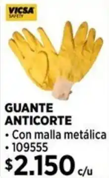 Construmart Vicsa safety guante anticorte oferta