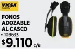Construmart Vicsa safety fonos adozable al casco oferta