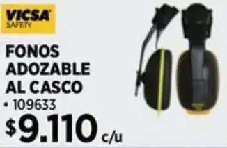 Construmart Vicsa safety fonos adozable al casco oferta