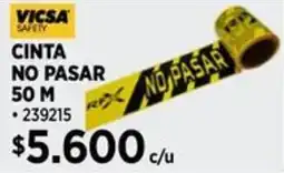 Construmart Vicsa safety cinta no pasar oferta