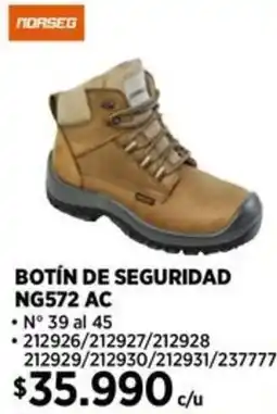 Construmart Horseg botín de seguridad oferta