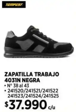 Construmart Tempest zapatilla trabajo oferta