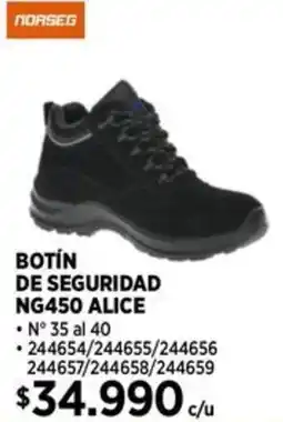 Construmart Norseg botín de seguridad oferta