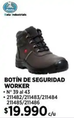 Construmart Bata industrials botín de seguridad worker oferta