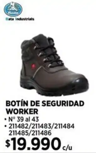 Construmart Bata industrials botín de seguridad worker oferta