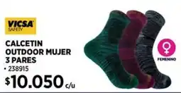 Construmart Vicsa safety calcetin outdoor mujer oferta