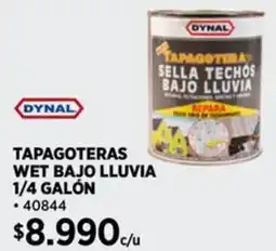 Construmart Dynal tapagotera s wet bajo lluvia oferta