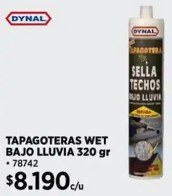 Construmart Dynal tapagoteras wet bajo lluvia oferta