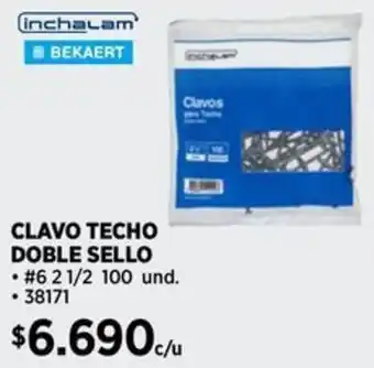 Construmart Inchalam bekaert clavo techo doble sello oferta