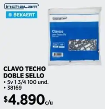 Construmart Inchalam bekaert clavo techo doble sello oferta