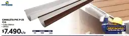 Construmart Hoffens canaleta PVC P-25 oferta