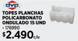Construmart Topes planchas policarbonato ondulado oferta