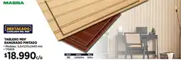 Construmart Masisa tablero mdf ranurado pintado oferta