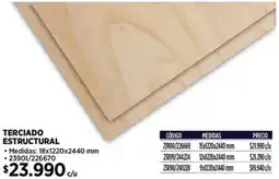 Construmart Terciado estructural oferta