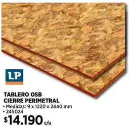Construmart Lp tablero osb cierre perimetral oferta