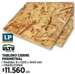 Construmart Lp tablero cierre perimetral oferta