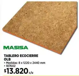 Construmart Masisa tablero ecocierre olb oferta