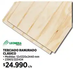 Construmart Leonera terciado ranurado clásico oferta