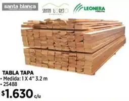 Construmart Leonera tabla tapa oferta