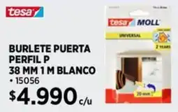 Construmart Tesa burlete puerta perfil P oferta