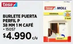 Construmart Tesa burlete puerta perfil P oferta