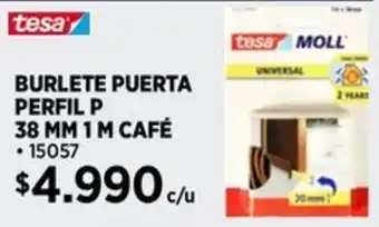 Construmart Tesa burlete puerta perfil P oferta
