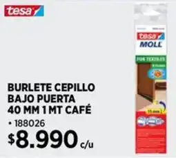 Construmart Tesa burlete cepillo bajo puerta oferta