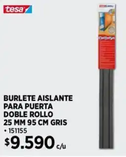 Construmart Tesa burlete aislante para puerta doble rollo oferta