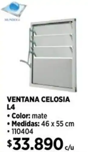 Construmart Ventana celosia L4 oferta