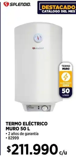Construmart Splendid termo eléctrico muro oferta