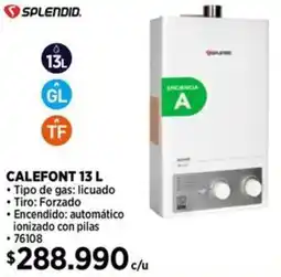 Construmart Splendid calefont oferta