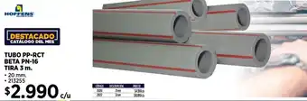 Construmart Hoffens tubo pp-rct beta pn-16 oferta
