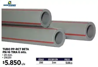 Construmart Hoffens tubo pp-rct beta oferta