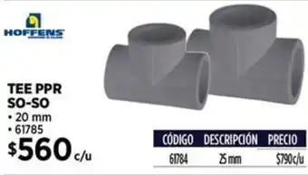 Construmart Hoffens tee ppr so-so oferta