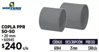 Construmart Hoffens copla ppr so-so oferta