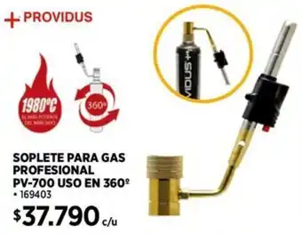 Construmart + providus soplete para gas profesional oferta