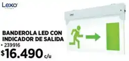 Construmart Lexo banderola led con indicador de salida oferta