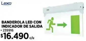 Construmart Lexo banderola led con indicador de salida oferta