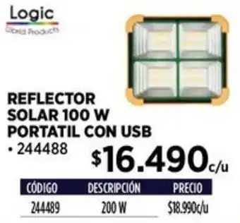 Construmart Logic reflector solar oferta