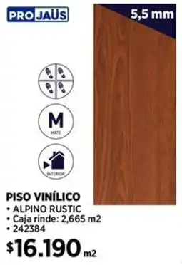 Construmart Pro jaüs piso vinílico oferta